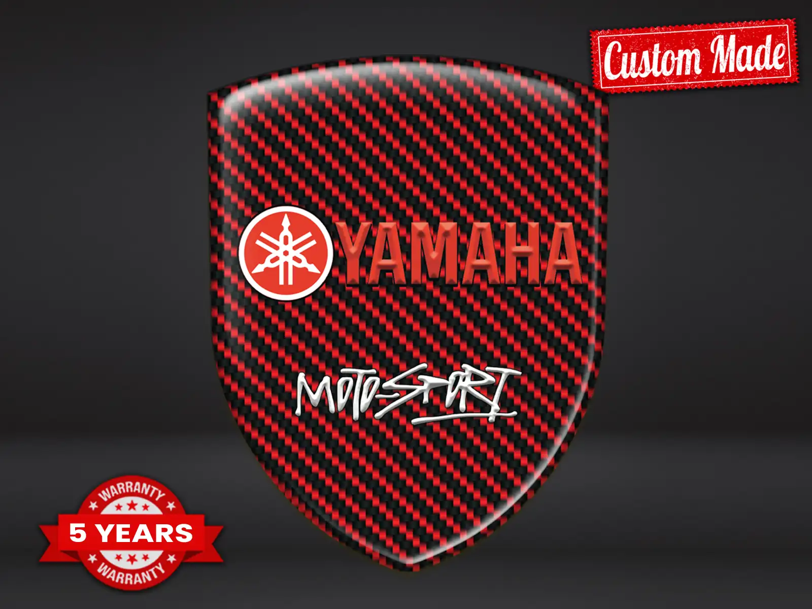 Yamaha Domed Badges Lasting Max Stylish Pro Performance